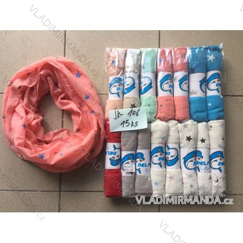 Šatka šál kruhová letná dámska (one size) DELFIN JK-106