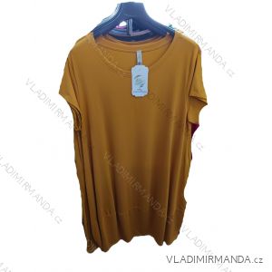 Tunika letný krátky rukáv dámska nadrozmer (42/44/46 ONE SIZE) TALIANSKA MODA IM725156