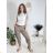 Nohavice elegantné s opaskom dámske nadrozmer (M/L/XL ONE SIZE) TALIANSKA MÓDA IMD25011