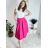 Sukňa stredne dlhá dámska (S/M ONE SIZE) TALIANSKA MÓDA IMM23HG4911/DU S/M béžová