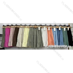 Sukňa dlhá s opaskom dámska (S/M/L ONE SIZE) TALIANSKA MÓDA IMWBH251756