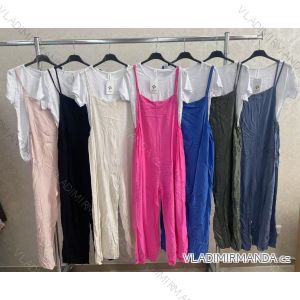Šaty dlhé voľnočasové letné na ramienka dámske (S/M/L ONE SIZE) TALIANSKA MÓDA IMWGK251765