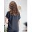Tunika oversize krátky rukáv dámska (L/XL/2XL ONE SIZE) TALIANSKA MÓDA IMD22346