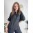Tunika 3/4 košilová dlouhý rukáv dámská nadrozměr (48/50 ONE SIZE) ITALSKá MODA IM7246236/DUR -   čierna -   46/48/50
