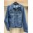 Bunda riflová jeans dámska nadrozmer (2XL-6XL) MOON GIRL SUN24GYD1892MOD