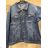 Bunda riflová jeans dámska nadrozmer (6XL-10XL) MOON GIRL SUN25GYD6015/DUR modrá 6XL