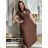 Šaty dlhé letné krátky rukáv dámske (S/M ONE SIZE) TALIANSKA MóDA IM323111
