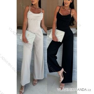 Overal dlhý elegantný na ramienka dámsky (XS/S/M ONE SIZE) TALIANSKA MÓDA IMWHP25RIM