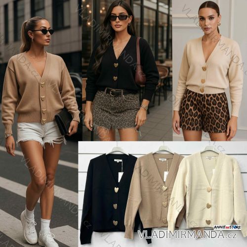 Sveter dlhý rukáv dámsky (XS/S/M ONE SIZE) TALIANSKA MÓDA IMWAD252018