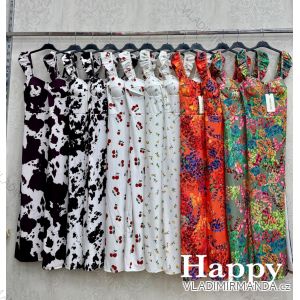 Šaty elegantný letný krátky rukáv dámske (XS/S/M ONE SIZE) TALIANSKA MÓDA IMWHP25NEAPOL