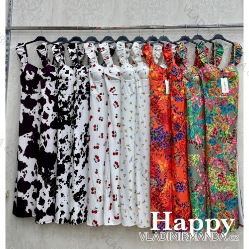 Šaty elegantný letný krátky rukáv dámske (XS/S/M ONE SIZE) TALIANSKA MÓDA IMWHP25NEAPOL