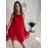 Šaty letné skladané bez rukávov dámske (S/M ONE SIZE) TALIANSKA MÓDA IMD24058/DR tmavo ružová S/M/L