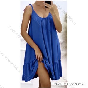 Šaty krátke letné na ramienka dámske (S/M/L ONE SIZE) TALIANSKA MÓDA IMWCM251952