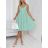 Šaty krátke letné na ramienka dámske (XS/S/M ONE SIZE) TALIANSKA MÓDA IMWGS251955