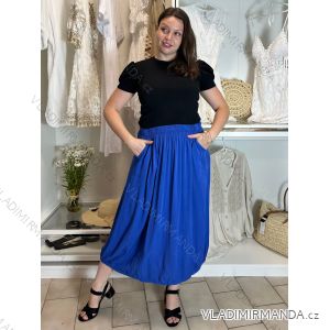 Sukňa dlhá s vreckami dámska MILAGO (M/L/XL ONE SIZE) TALIANSKA MÓDA IM425244/DUR