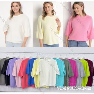 Svetr tenký 3/4 dlouhý rukáv dámský (S/M/L ONE SIZE) imwDS252000
