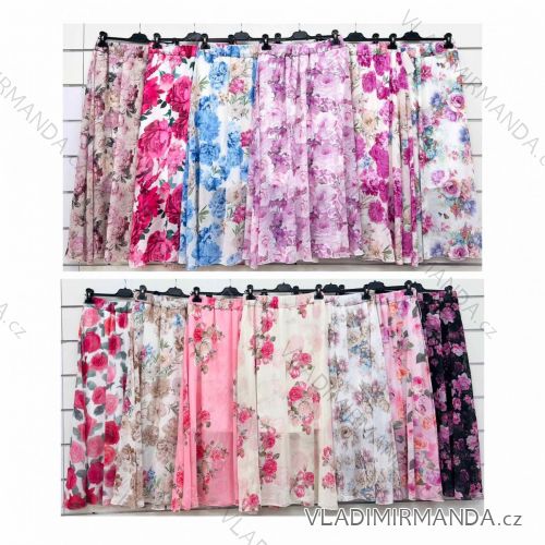 Sukňa dlhá kvetovaná dámska (S/M/L ONE SIZE) imwDS252006