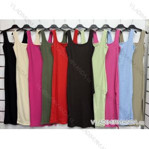 Šaty letné dlhé na ramienka dámske (XS/S/M ONE SIZE) TALIANSKA MÓDA IMWDK252047