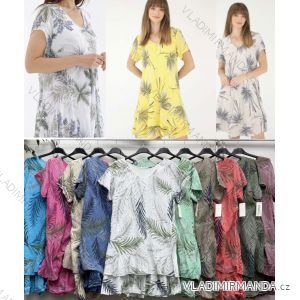 Šaty letné krátky rukáv dámske (S/M/L ONE SIZE) TALIANSKA MÓDA IMWDY252066