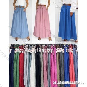 Sukňa dlhá dámska (S/M/L ONE SIZE) TALIANSKA MÓDA IMWDV252095