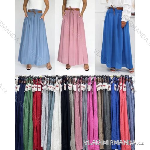 Sukňa dlhá dámska (S/M/L ONE SIZE) TALIANSKA MÓDA IMWDV252095
