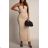 Šaty dlhé elegantné letné na ramienka dámske (XS/S/M ONE SIZE) TALIANSKA MÓDA IMWHD252157