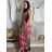 Šaty dlhé letné icecool na ramienka dámske (M/L-XL/2XL) AINUOSI TALIANSKA MODA IMB249056/DUR -   zelená -   XL/2XL
