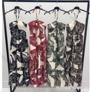 Šaty dlhé letné bez rukávu dámske (XS/S/M ONE SIZE) TALIANSKA MÓDA IMM25M42238