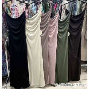 Šaty letné na ramienka dámske (XS/S/M ONE SIZE) TALIANSKA MÓDA IMM25M10159