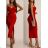 Šaty dlhé letné elegantné na ramienka dámske (XS/S/M ONE SIZE) TALIANSKA MÓDA IMM25M34553