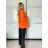 Sako dlhý rukáv dámske (S/M ONE SIZE) TALIANSKA MÓDA IMPVN2522493/DU -   hnědá světlá -   S / M