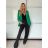 Sako dlhý rukáv dámske (S/M ONE SIZE) TALIANSKA MÓDA IMPVN2522493/DU -   hnědá světlá -   S / M