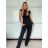 Súprava top bez rukávov a nohavice dlhé dámske (XS/S/M ONE SIZE) IMM25M39622/DUR tmavo béžová XS/S/M