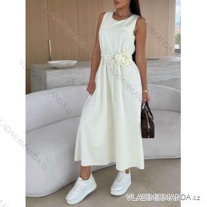 Šaty dlhé letné bez rukávu dámske (XS/S/M ONE SIZE) TALIANSKA MÓDA IMWCH252352