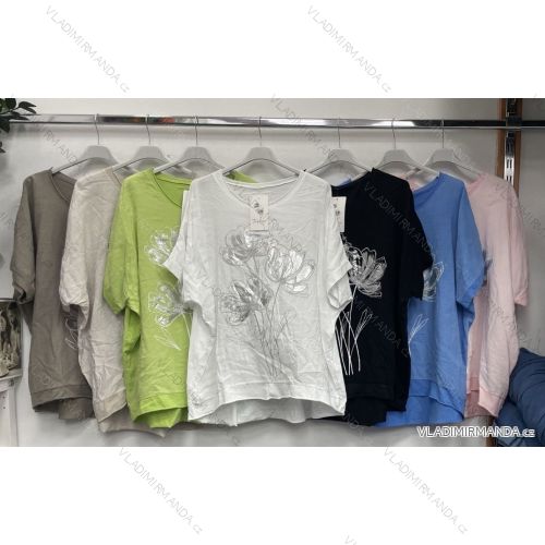 Tunika krátky rukáv dámska nadrozmer (42/44/46 ONE SIZE) imwds252254