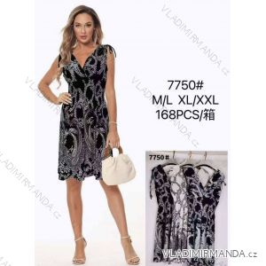 Šaty krátke letné bez rukávu dámske nadrozmer (M/L - XL/XXL) IMWDF257750