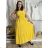 Šaty dlhé letné na ramienka dámske nadrozmer LEONA (M/L - XL/XXL ONE SIZE) IMWGD25V063