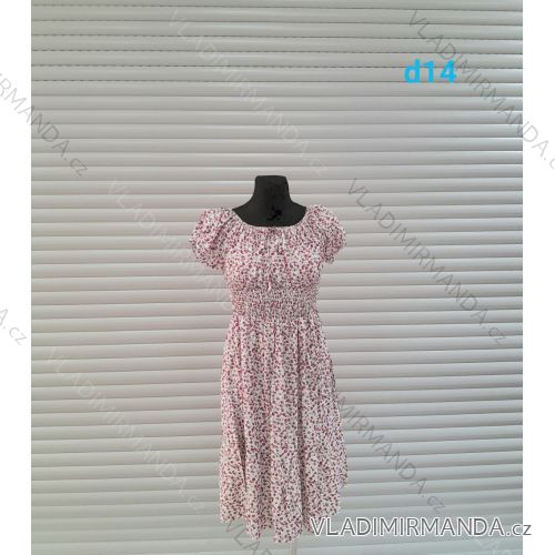 Šaty letné krátky rukáv dámske nadrozmer (M/L - XL/XXL) IMWDF252266