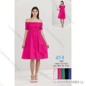 Šaty letné krátky rukáv dámske nadrozmer (M/L - XL/XXL) IMWDF257207