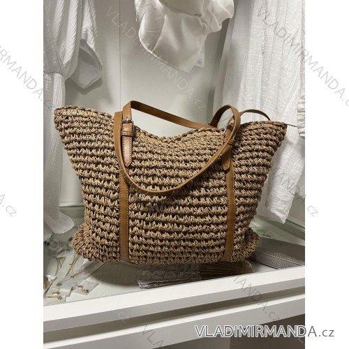 Kabelka boho letná dámska (46cm X 37cm) Versoli VER24TOR-PA-4 tmavo hnedá ONE SIZE