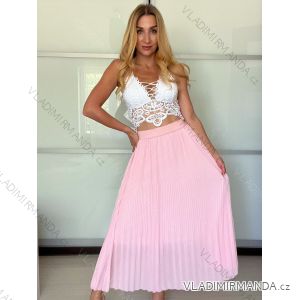 Sukňa dlhá skladaná dámska (S/M/L ONE SIZE) TALIANSKA MÓDA IMPLI2523006