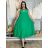 Šaty dlhé letné na ramienka dámske ETNA (S/M/L ONE SIZE) TALIANSKA MÓDA IM425473