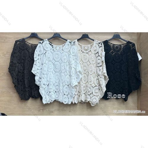 Tunika čipková dlhý rukáv dámska (S/M/L ONE SIZE) TALIANSKA MÓDA IMWBR252322