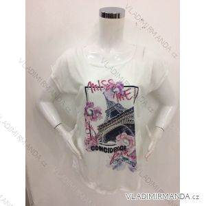 Tričko krátky rukáv dámske (m-2xl) TURECKO moda TM17015
