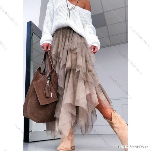 Sukňa dlhá dámska (XS/S/M ONE SIZE) TALIANSKA MÓDA IMWHP252385
