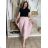 Nohavice dlhé aladinky letné dámske (S/M/L ONE SIZE) TALIANSKA MÓDA IMD24029/DUR tmavě béžová S/M/L