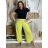Nohavice dlhé aladinky letné dámske (S/M/L ONE SIZE) TALIANSKA MÓDA IMD24029/DUR tmavě béžová S/M/L