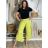 Nohavice dlhé aladinky letné dámske (S/M/L ONE SIZE) TALIANSKA MÓDA IMD24029/DUR tmavě béžová S/M/L