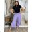 Nohavice dlhé aladinky letné dámske (S/M/L ONE SIZE) TALIANSKA MÓDA IMD24029/DUR tmavě béžová S/M/L
