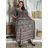 Šaty voľnočasové letné krátky rukáv dámske nadrozmer LAJLA  (54/56/58 ONE SIZE) INDICKÁ MÓDA PME25N-5611-D/DR 54/56/58 zelená khaki